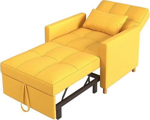 Pull out sleeper chair - out, bed