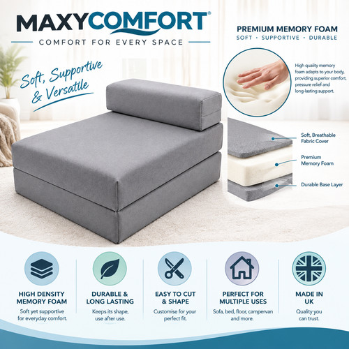 Memory foam fold out sofa - out,