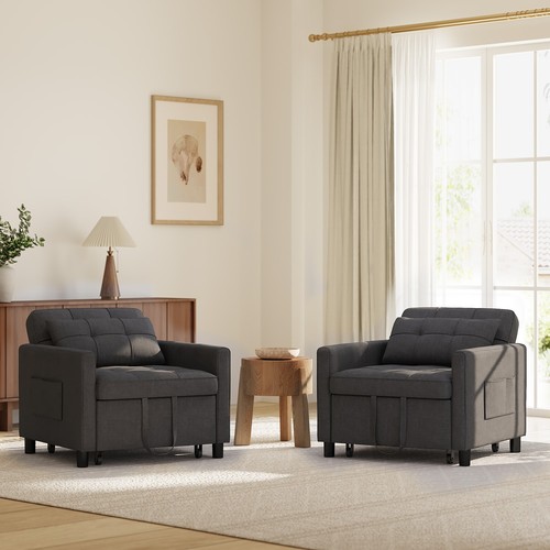 Single chair bed pull - pull, out