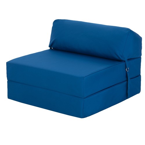 Single bed fold - out, chair