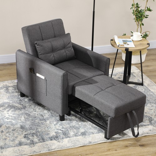 Single chair bed - single, bed,
