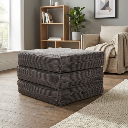 Luxury grey chairbed - luxury, futon