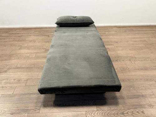 Roma grey velvet chairbed - roma,