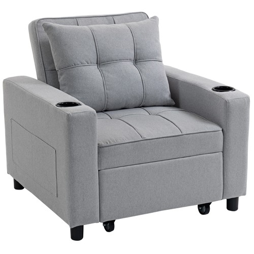 Homcom single sofa bed - single,