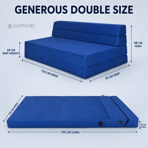 Bed double size - fold, out
