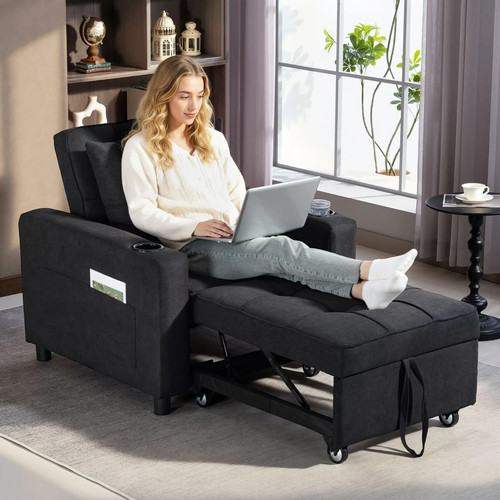Pull out single sofa - sofa, bed
